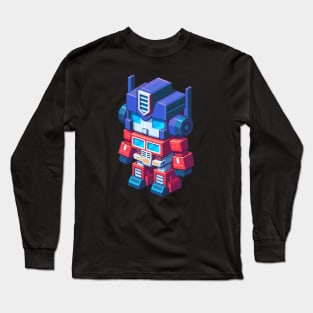 Chibi Optimus Prime Long Sleeve T-Shirt